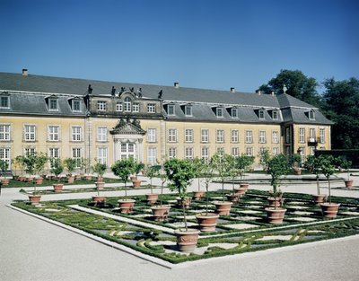 Ansicht der Orangerie von Herrenhausen, angelegt 1720-23 von German School