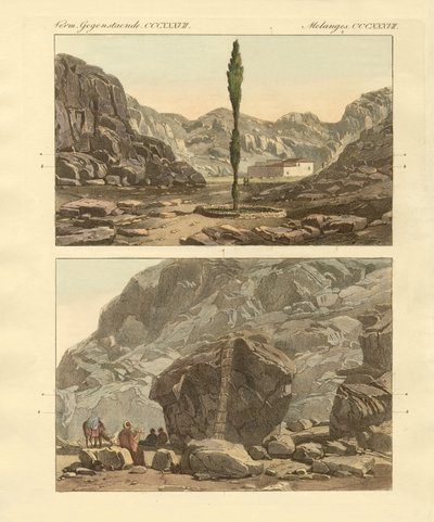 Ansichten des Berges Sinai von German School