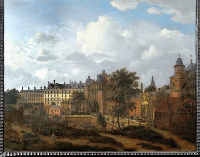 Palast der Herzöge von Burgund in Brüssel, Belgien von Gerrit Adriaensz Berckheyde