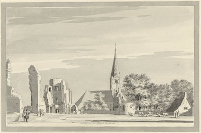 Die Ruine der Abtei von Rijnsburg von Gerrit Toorenburgh