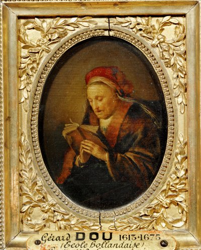 Alte Frau: Rembrandts Mutter von Gerrit or Gerard Dou