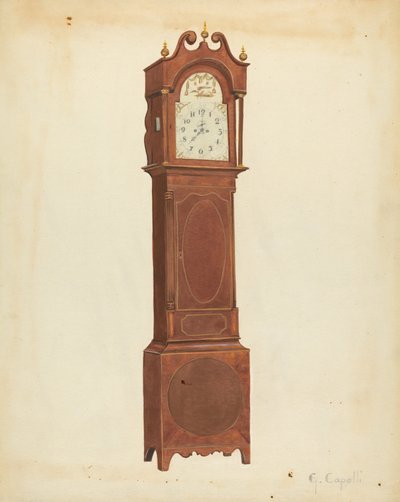 Standuhr von Giacinto Capelli