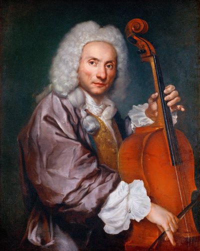 Porträt eines Cellisten von Giacomo Ceruti