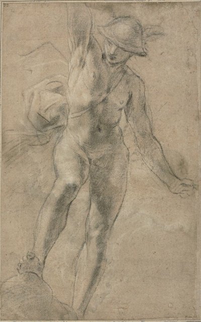 Studie für Merkur von Giacomo Cavedone