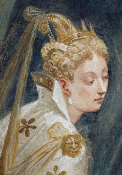 Das Gesicht von Sophonisba (Detail) von Giambattista Zelotti