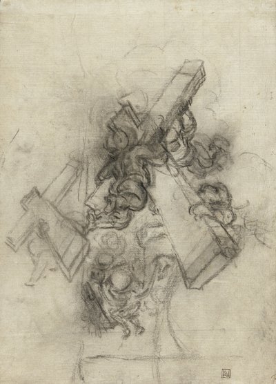 Putti, die das Kreuz tragen, 1672-75 von Gian Lorenzo Bernini