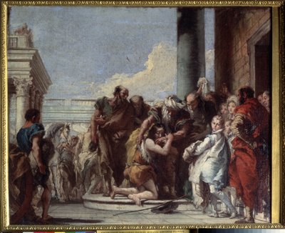 Die Rückkehr des verlorenen Sohnes von Giandomenico  Tiepolo