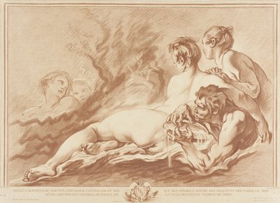 Wassernymphen und Triton von Gilles Demarteau