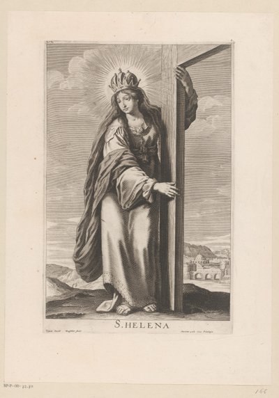 Heilige Helena am Kreuz von Gilles Rousselet