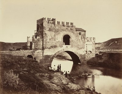 Ponte de Nomentano (Brücke von Nomentano), 1860er von Gioacchino Altobelli