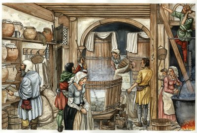 Mittelalter: Brauerei von Giorgio Albertini
