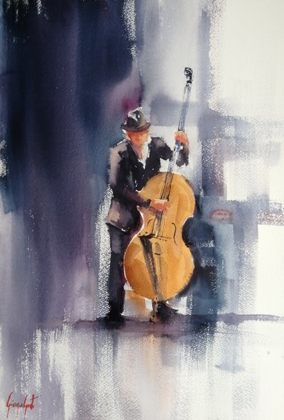 Cooler Jazz-Bass von Giorgio Gosti