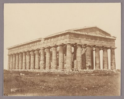 Paestum: Der Poseidontempel von Giorgio Sommer