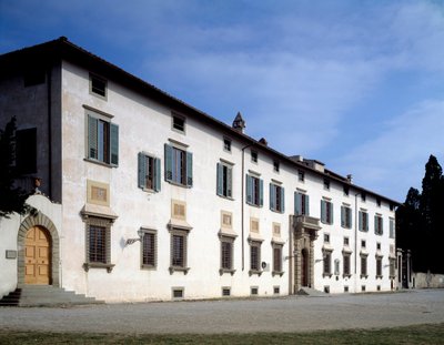 Fassade der Villa Medicea von Castello, um 1538 von Giorgio Vasari