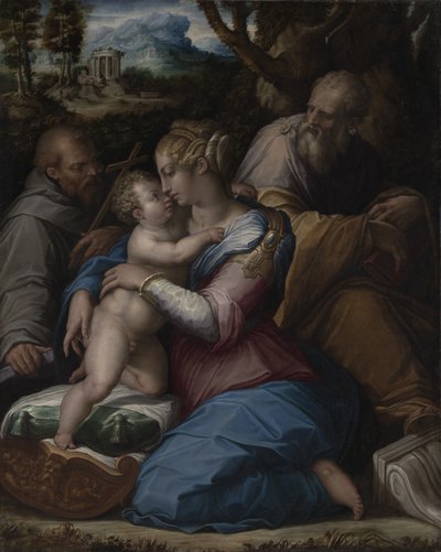Heilige Familie mit dem heiligen Franziskus von Giorgio Vasari