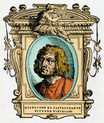 Porträt von Giorgione von Giorgio Vasari