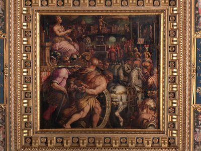 Triumph nach dem Sieg über Pisa von Giorgio Vasari
