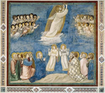 Himmelfahrt Christi (Detail) von Giotto (c.1266 1337)