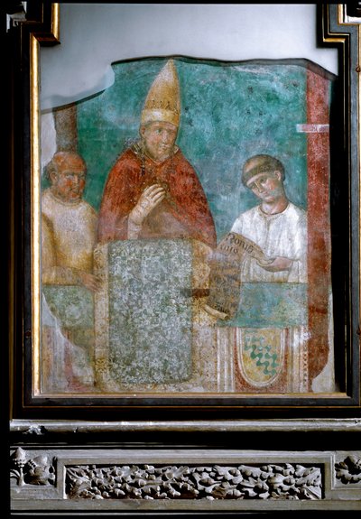 Papst Bonifatius VIII. erklärt das Jahr 1300 zum Jubiläumsjahr von Giotto (c.1266 1337)