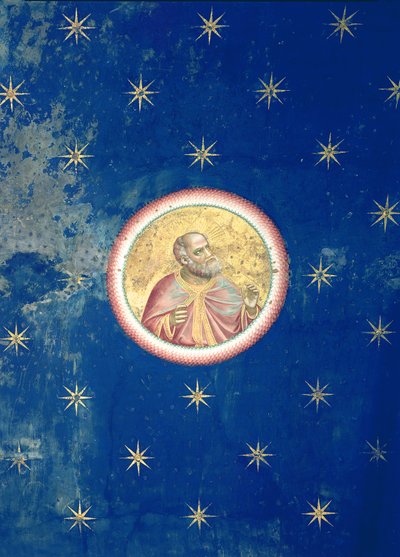 Ein Prophet, aus dem Gewölbe der Decke, ca. 1305 von Giotto di Bondone