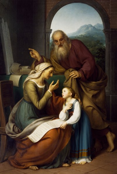 Erziehung der Jungfrau von Giovanni Carnovali
