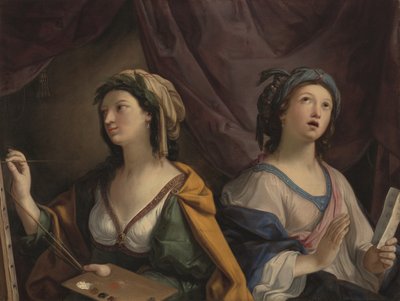 Allegorie der Malerei und Musik von Giovanni Andrea Sirani