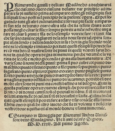 Esemplario di Lauori..., Seite 14 verso, 1. August 1532 von Giovanni Andrea Vavassore