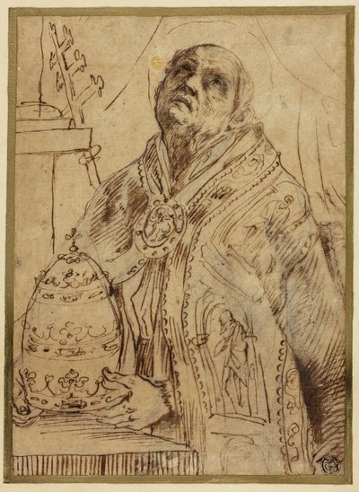 Päpstlicher Heiliger von Giovanni Antonio Burrini