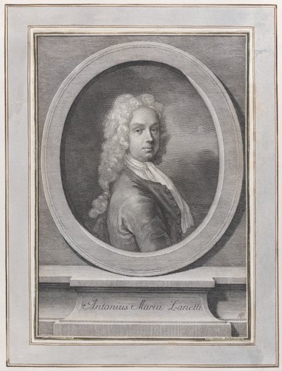 Porträt von Anton Maria Zanetti der Ältere, ca. 1725 von Giovanni Antonio Faldoni