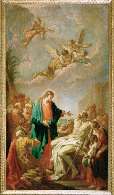 Christus heilt den Gelähmten von Giovanni Antonio Pellegrini