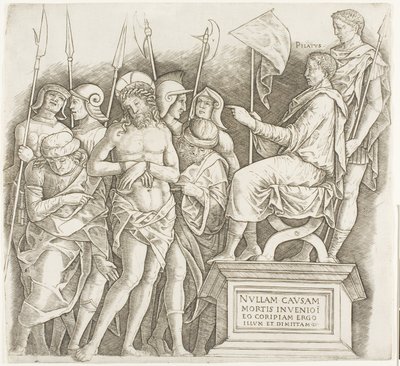 Christus vor Pilatus von Giovanni Antonio da Brescia
