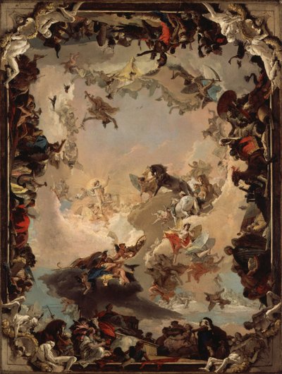 Allegorie der Planeten und Kontinente von Giovanni Battista Tiepolo