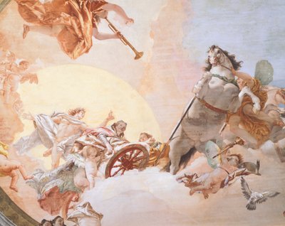 Hochzeitsallegorie, Detail von Giovanni Battista Tiepolo