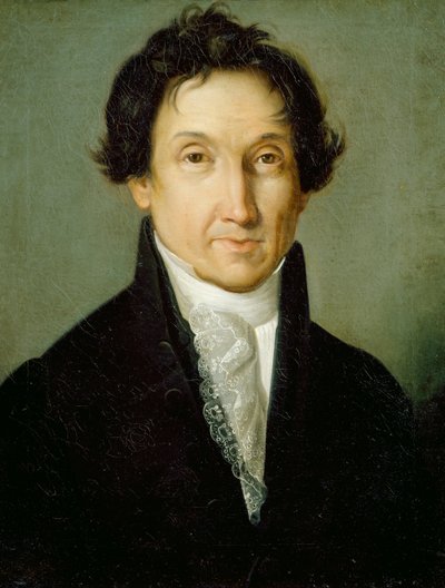 Selbstporträt von Giovanni Battista Borghesi (1790-1846) von Giovanni Battista Borghesi