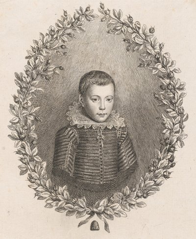 John Milton als Junge, 1760 von Giovanni Battista Cipriani