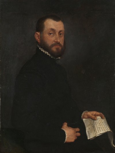 Porträt eines Mannes von Giovanni Battista Moroni