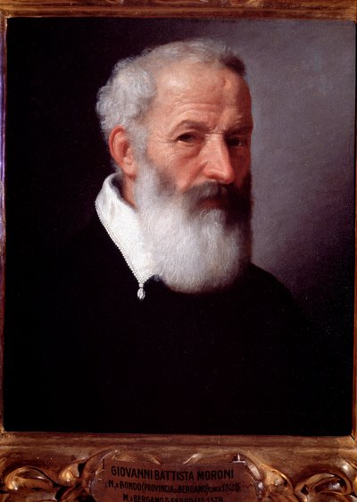 Porträt eines alten Mannes von Giovanni Battista Moroni