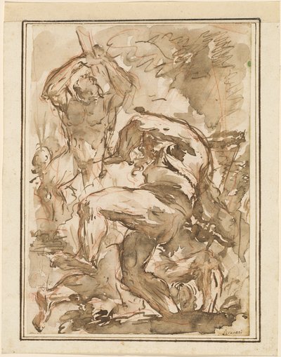Eine Schlacht nackter Männer von Giovanni Battista Piranesi