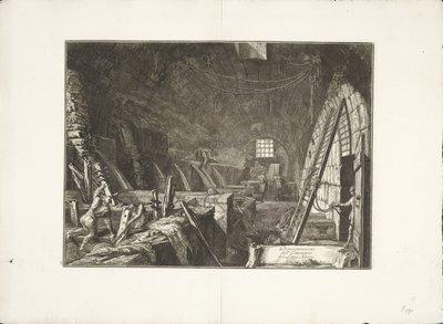 Abflusskanal des Albaner Sees von Giovanni Battista Piranesi