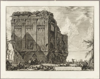 Antiker Tempel, allgemein als Tempel der Gesundheit bekannt, an der Via d