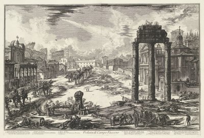 Forum Romanum in Rom von Giovanni Battista Piranesi