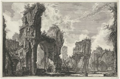 Ruinen des Sisto, oder der großen Halle der Antoninischen Thermen von Giovanni Battista Piranesi