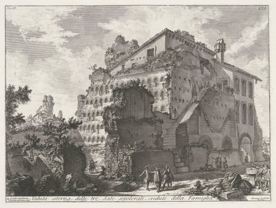 Graftombe der Familie von Kaiser Augustus von Giovanni Battista Piranesi