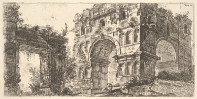Tafel 11: Tempel des Janus, aus "Antichità Romane de