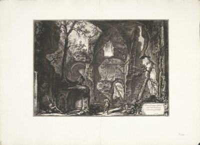 Ruine in der Villa Barberini von Giovanni Battista Piranesi