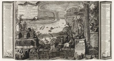 Scenographia Campi Martii, Seite aus Il Campo Marzio dell