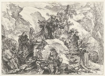 Skelette und Skulpturen von Giovanni Battista Piranesi