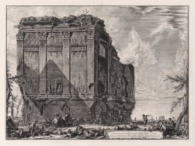 Antiker Tempel, allgemein als Tempel der Gesundheit bekannt, an der Via d von Giovanni Battista Piranesi
