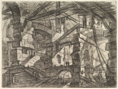 Der gotische Bogen, aus Carceri d