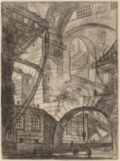 Das rauchende Feuer von Giovanni Battista Piranesi